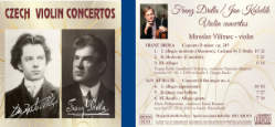CD Violin Concertos - Franz Drdla and Jan Kubelik